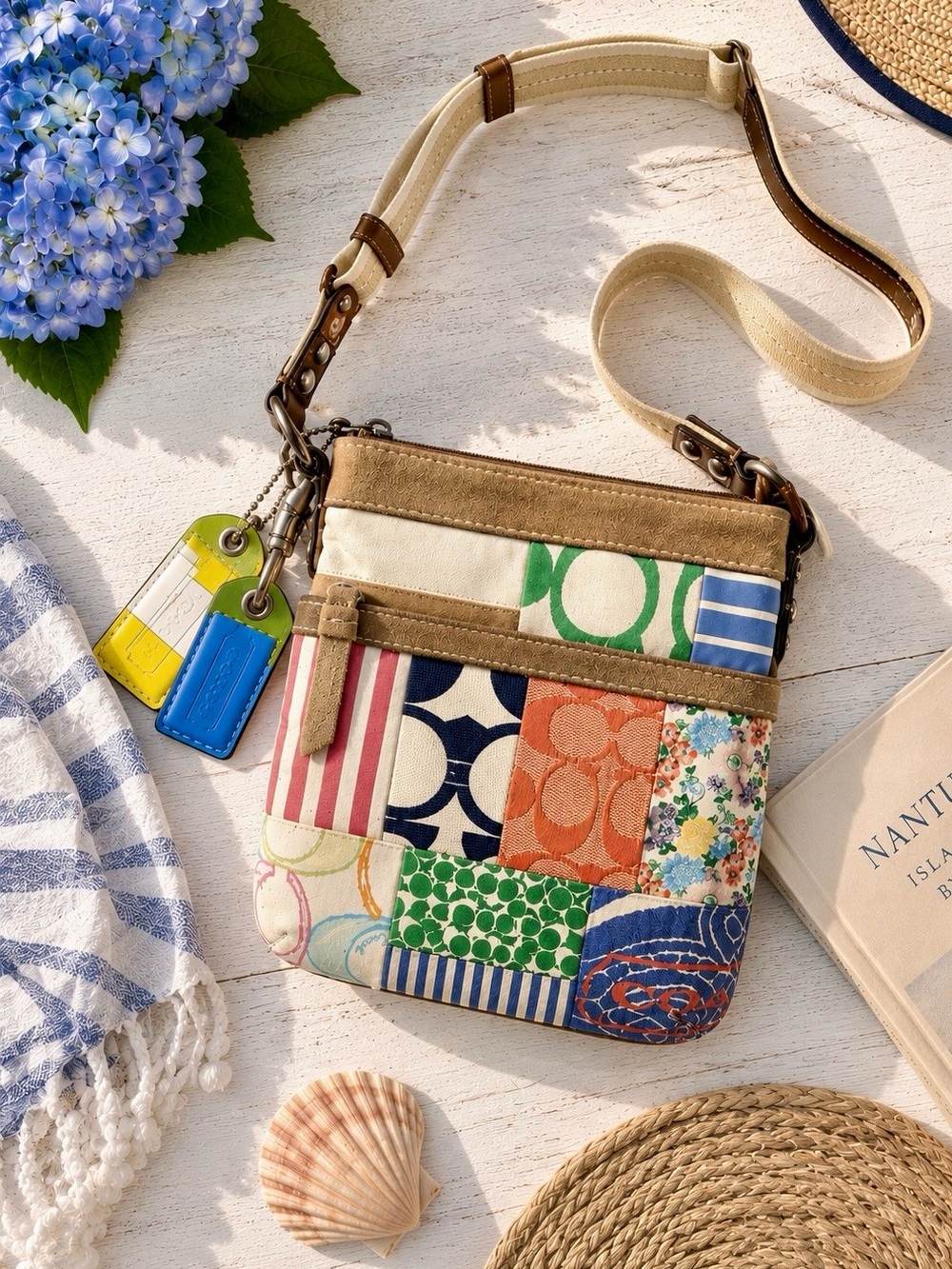 COACH Vintage 2006 Hamptons Patchwork Crossbody | Y2K Summer